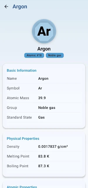 Chemix: Modern Periodic Table Screenshot 0