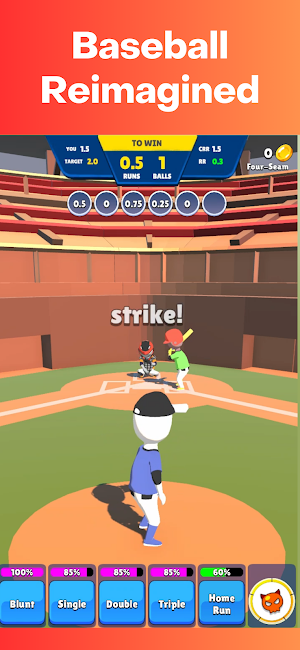 Home Run Mania : Baseball Game Screenshot 0