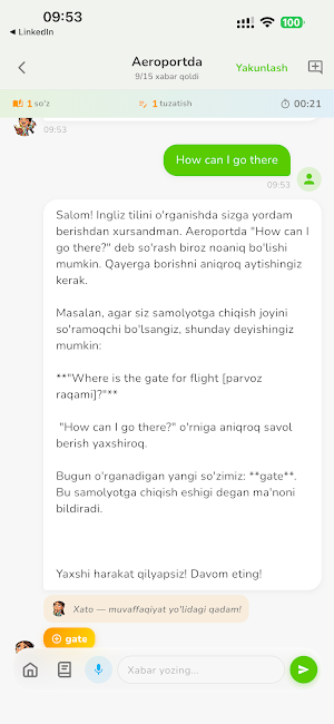Lingoxon - Til O'rganish Screenshot 2