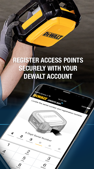 DEWALT WiFi Screenshot 1