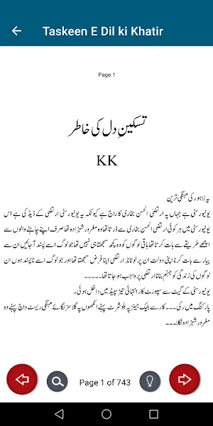 Taskeen E Dil ki Khatir Novel Screenshot 2