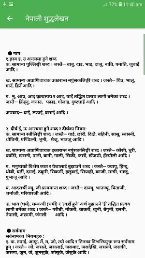 Nepali Grammar Book सजिलो नेपाली व्याकरण Screenshot 3