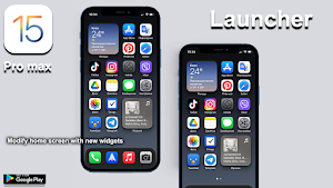 iPhone 15 Pro Max Launcher Screenshot 1