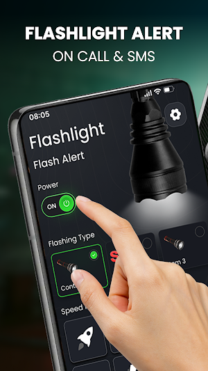 Flashlight & Flash Alert Screenshot 0