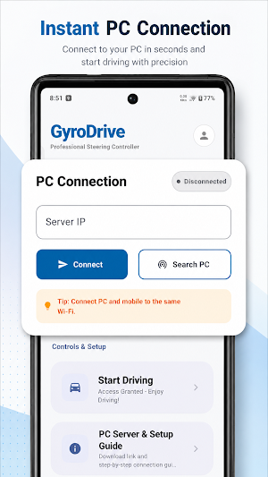 GyroDrive: Phone Steering Screenshot 1