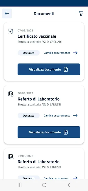 Fascicolo Sanitario Sardegna Screenshot 2