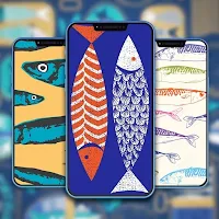 Sardine Girl Summer Wallpaper