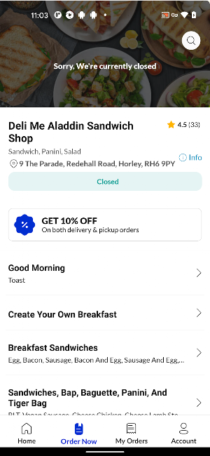 Deli Me Aladdin Sandwich Shop Screenshot 2