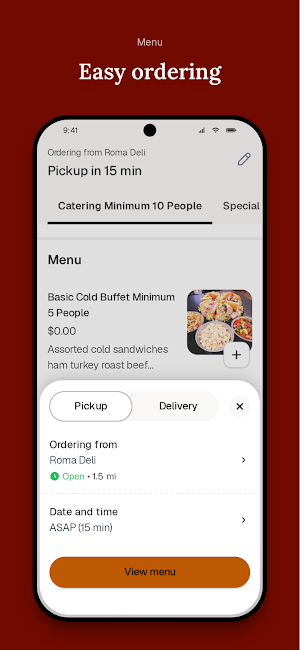 Roma Deli Screenshot 2