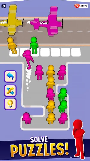 Plane Jam Puzzle Game Screenshot 1