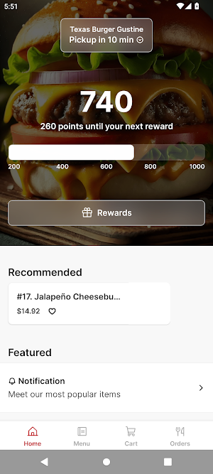Texas Burger - Gustine Screenshot 0