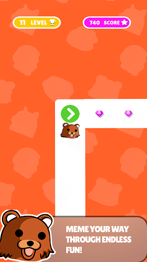 Meme Dash Clicker 2D Screenshot 2
