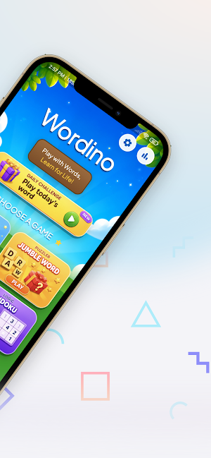 Wordino: Brain Word Challenge Screenshot 1