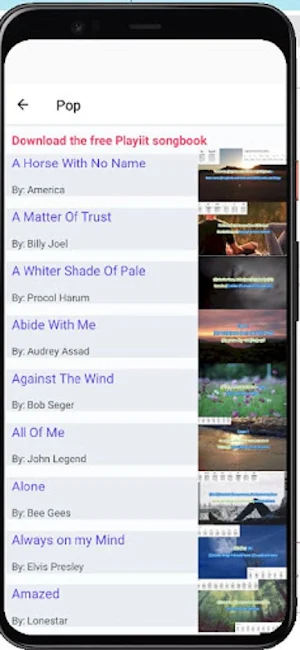 Playiit Guitar Karaoke Screenshot 1