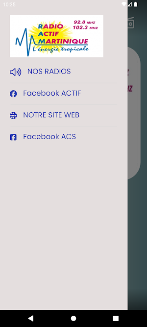 RADIO ACTIF MARTINIQUE Screenshot 0