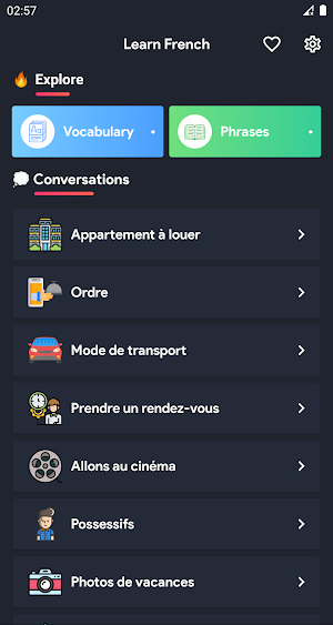 French Conversations - French Practice Screenshot 0