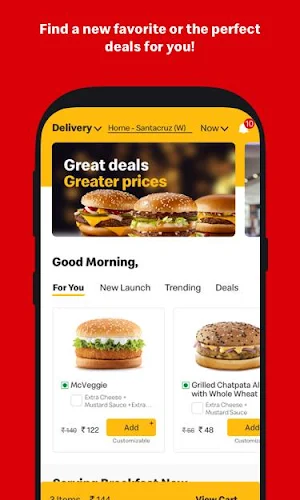 McDelivery- McDonald’s India: Food Delivery App Screenshot 3