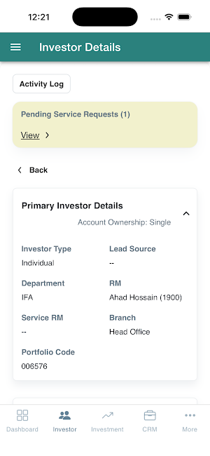 SAML RM Portal Screenshot 2