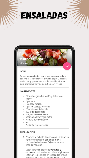 Recetas de ensaladas frias Screenshot 2