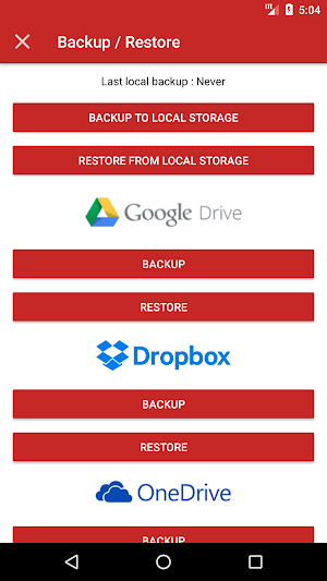Password Manager+: Cloud Backup & Fingerprint Screenshot 1