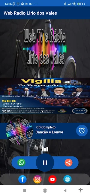 Web  Radio Lirio dos Vales Screenshot 1