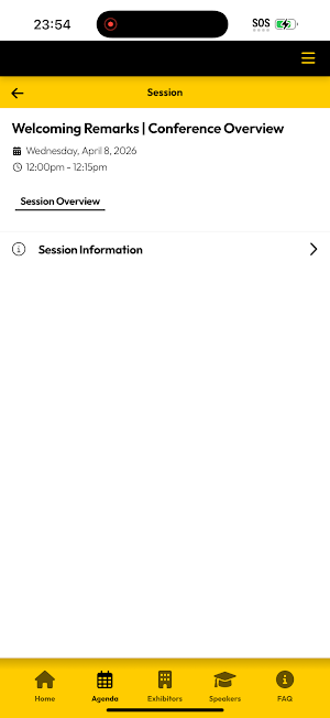 BCA Conferences Screenshot 3