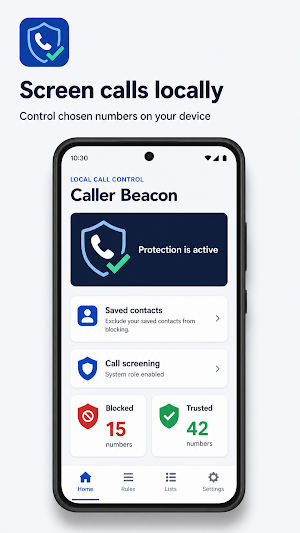 Caller Beacon Screenshot 1