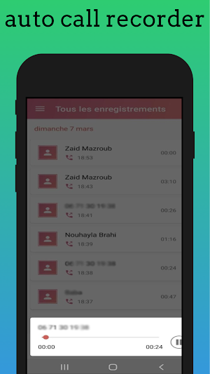Auto Call Recorder Screenshot 2