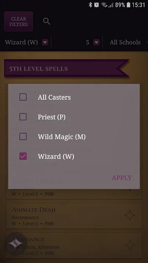 AD&D 2nd. Ed. Spellbook Screenshot 3