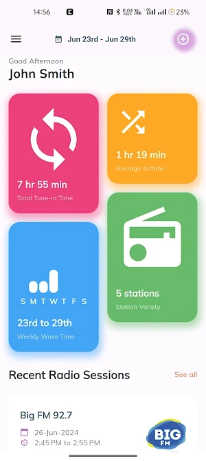 TAM Radio Insights Screenshot 1
