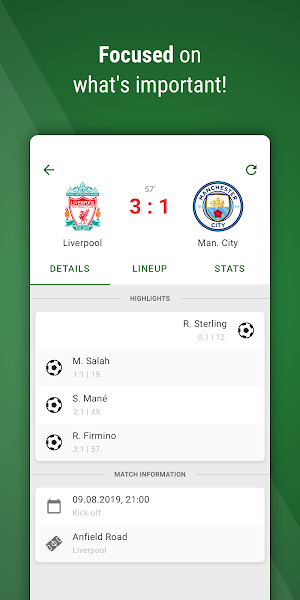 GoalAlert - The fastest football app Screenshot 3
