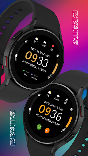 EXD152: Digital Watch Face Screenshot 0