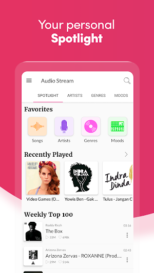 Musi Stream - Free Music Streaming: Music Player Screenshot 1