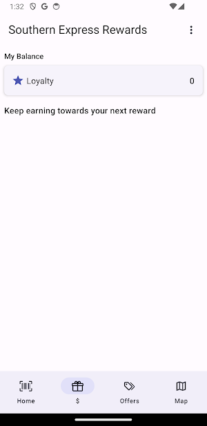 Southern Express Rewards Screenshot 2