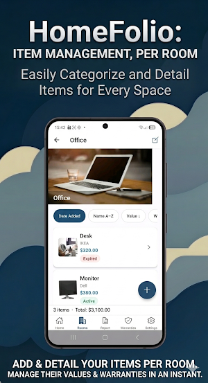 HomeFolio - Home Inventory app Screenshot 2