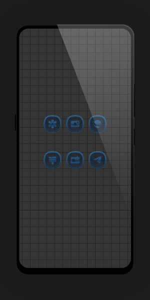 Matte Glass Blue Icon Pack Screenshot 3