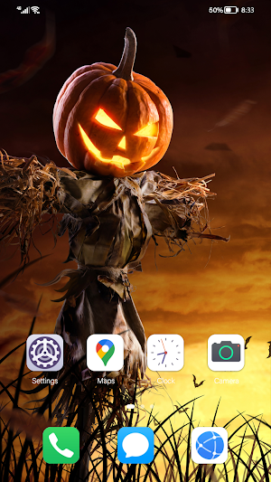 Cute Halloween Wallpapers Live Screenshot 0