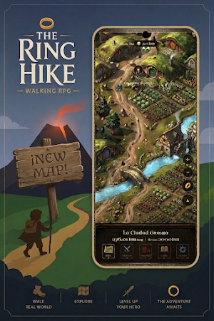 The Ring Hike: Walking RPG Screenshot 0