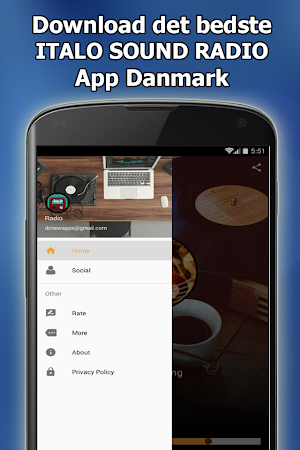 Radio ITALO SOUND Online Gratis Danmark Screenshot 2