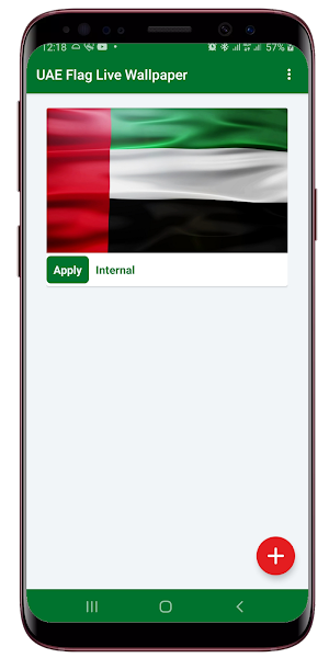 UAE Flag Live Wallpaper Screenshot 0