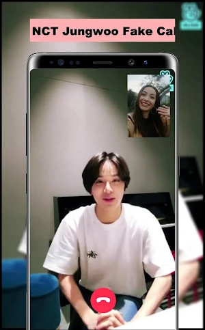 Jungwoo Fake Call Screenshot 1