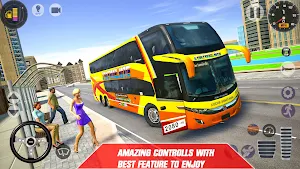 New City Coach Bus Simulator Game - Bus Games 2021 Screenshot 0