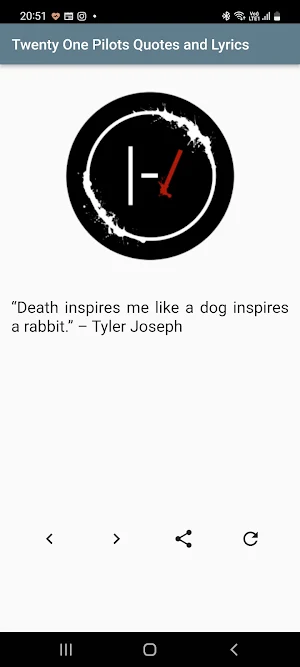 Twenty One Pilots Quotes Screenshot 2