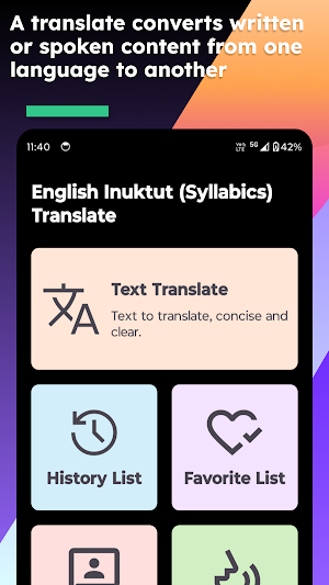 Eng Inuktut (Syllabics) Trans Screenshot 1