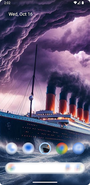 Titanic Sinking Wallpapers Screenshot 0