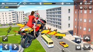 Flying Bike Real Simulator Screenshot 2