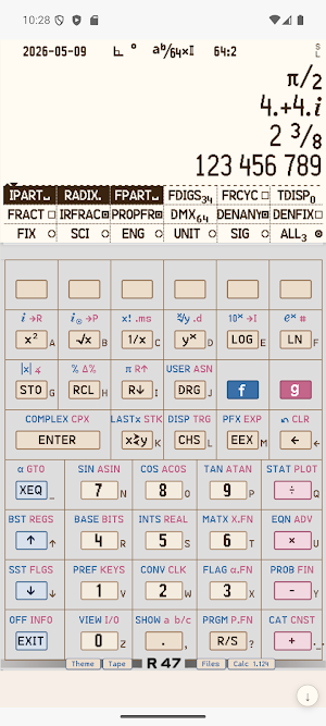 R47 RPN Calculator & Explorer Screenshot 0