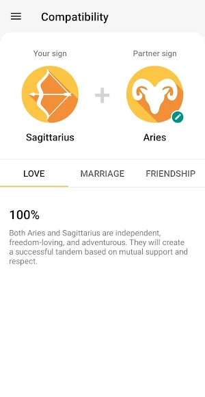 Sagittarius Horoscope Screenshot 2