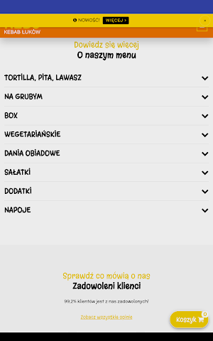 Kebs Kebab Łuków Screenshot 2