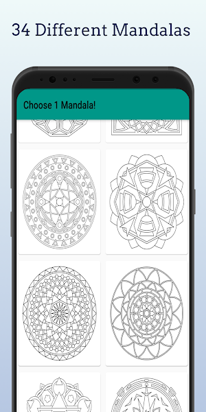 Mandala Painting - Pick Color and Paint Mandala Screenshot 3